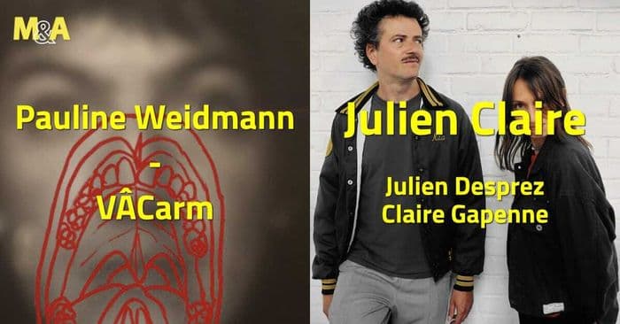 Affiche, [M&A] VÂCarm : Pauline Weidmann (FR) | Julien Claire : Julien Desprez & Claire Gapenne (FR)