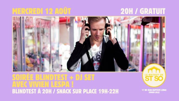 Affiche, Blindtest + DJ SET