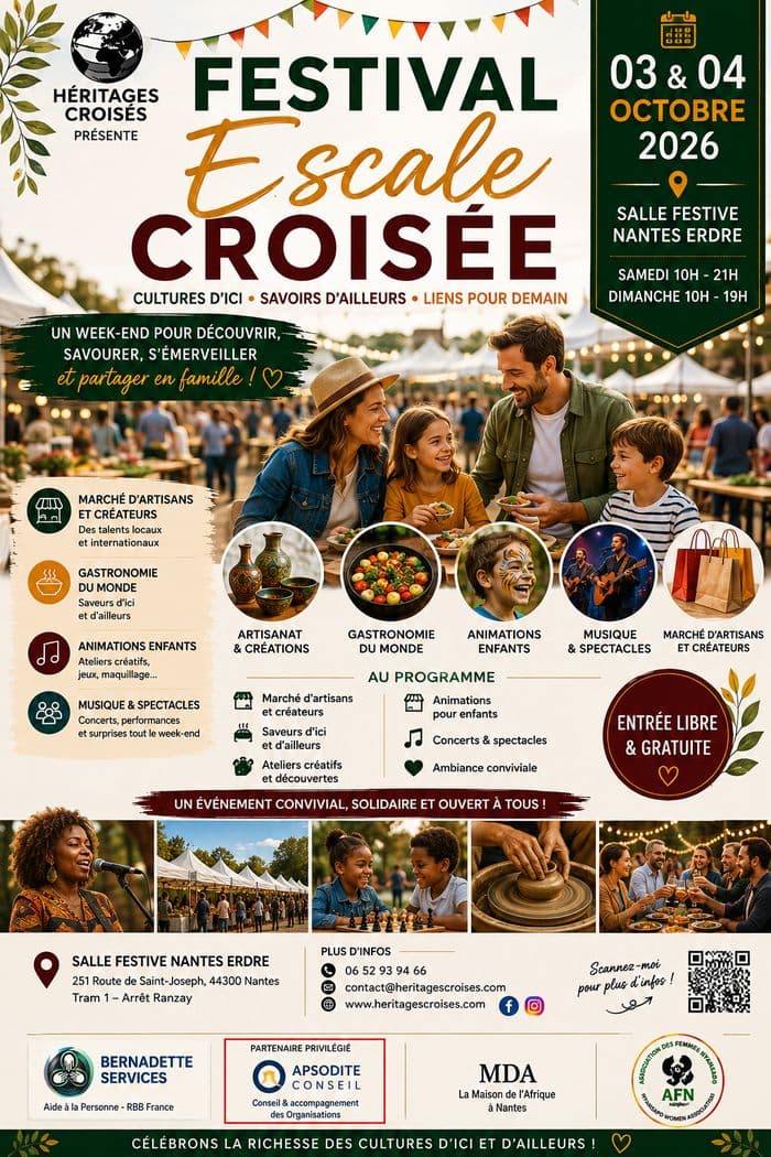 Affiche, ​Festival Escale Croisée