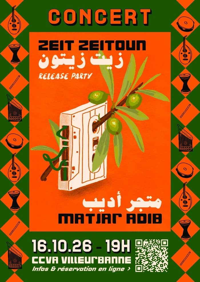 Affiche, Zeit Zeitoun x Matjar Adib à Villeurbanne