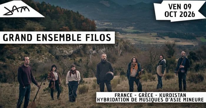 Affiche, Le Grand ensemble Filos - Sortie du 2ème Album au JAM