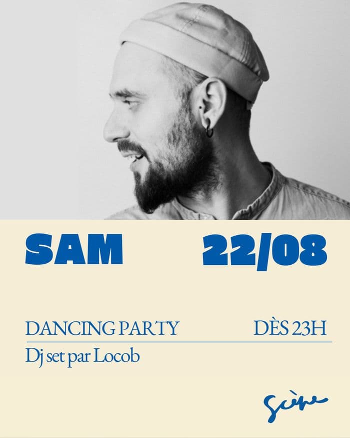 Affiche, DANCING PARTY - Dj Locob - 23h-2h à Croisière