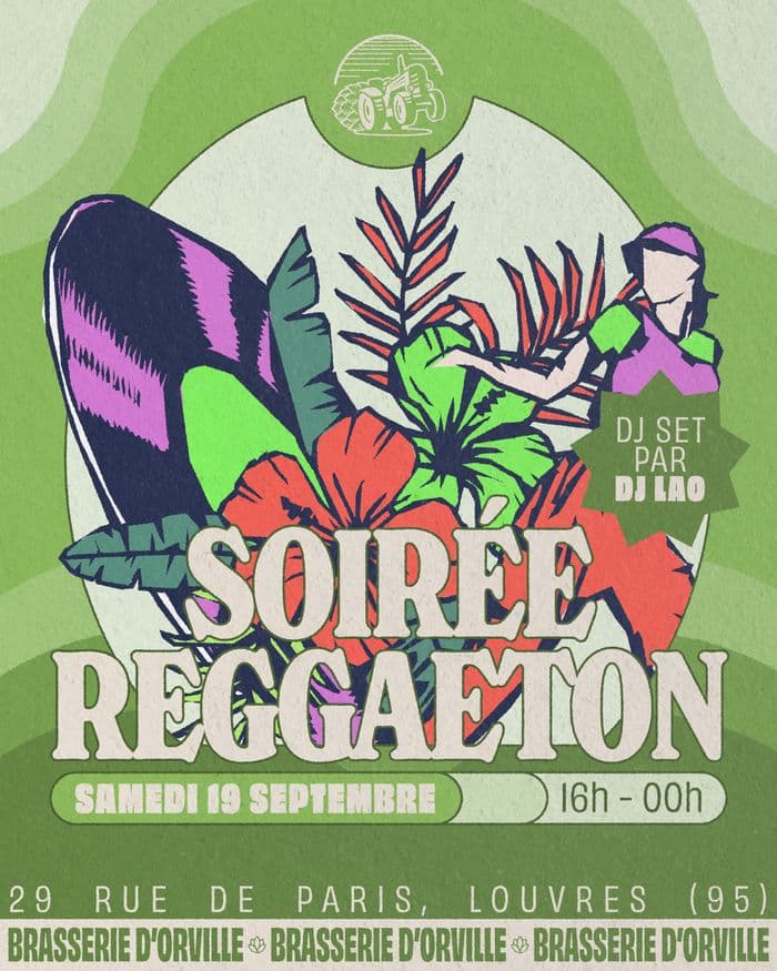 Affiche, Soirée Reggaeton