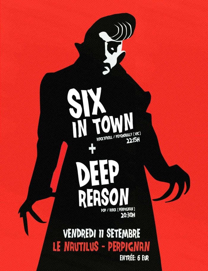 Affiche, Six in Town + Deep Reason