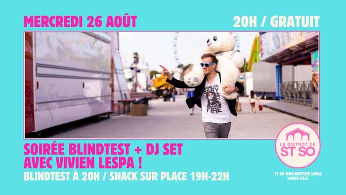 Affiche, Blindtest + DJ SET