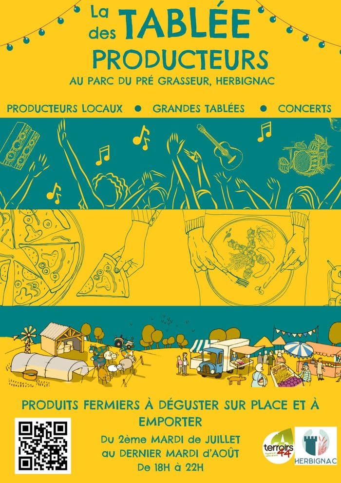 Affiche, La tablée des producteurs - Marché d'été