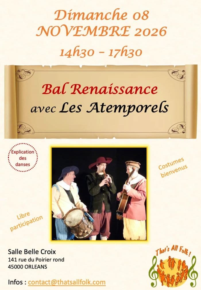 Affiche, Bal Renaissance