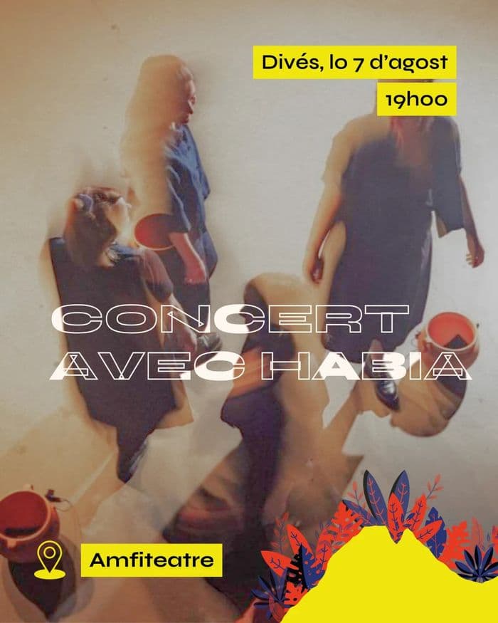 Affiche, Concèrt dab Habia