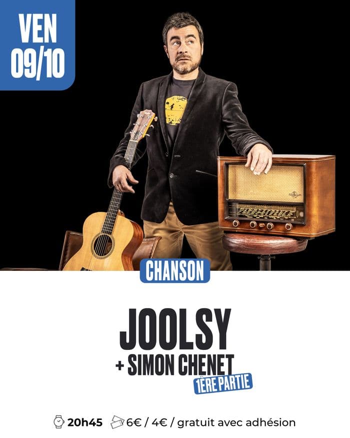 Affiche, Concert Joolsy + Simon Chenet