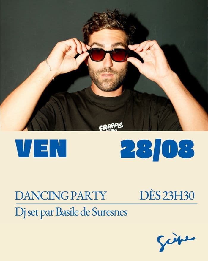 Affiche, DANCING PARTY // Dj set par Basile de Suresnes