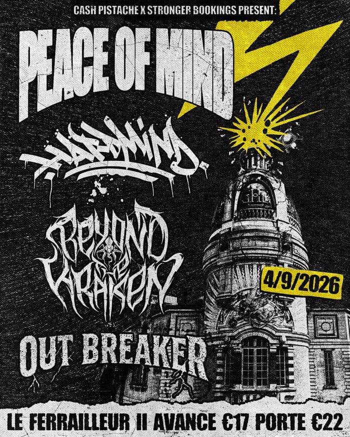 Affiche, Peace of Mind + Hardmind + Beyond the Kraken + Out Breaker
