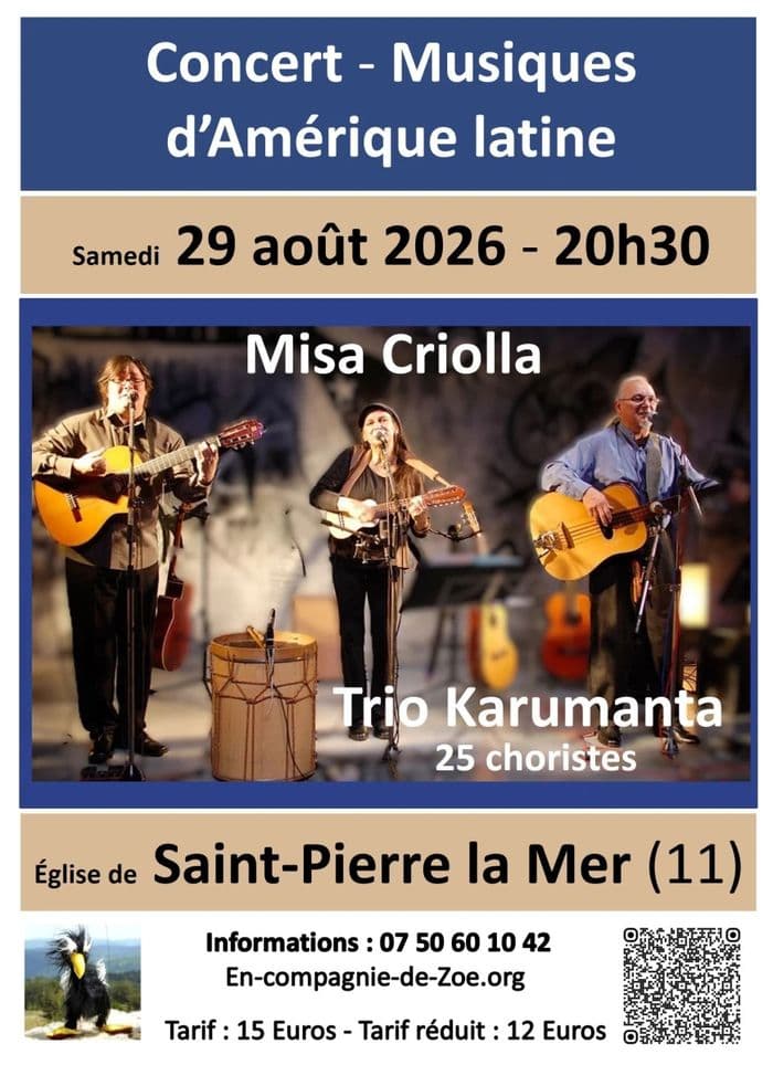 Affiche, Concert Musiques d'Amérique Latine