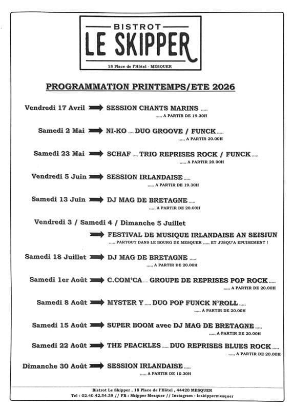 Affiche, Concert DJ Mag de Bretagne