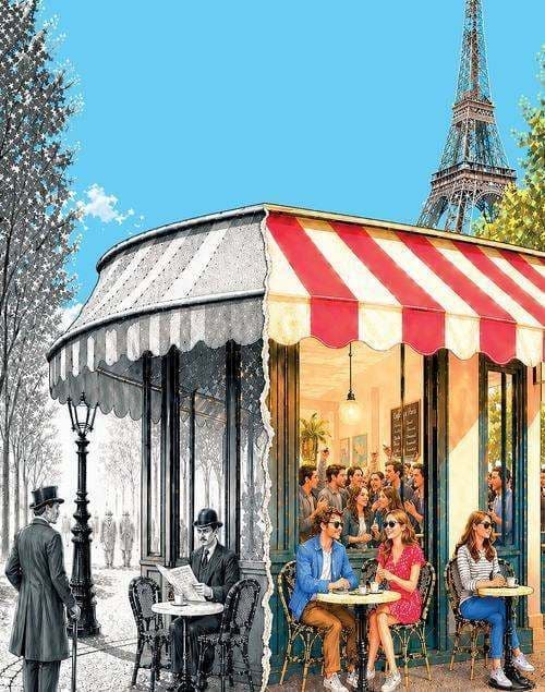 Affiche, Au café de Paris : un spectacle musical étonnat au Théâtre des Lices