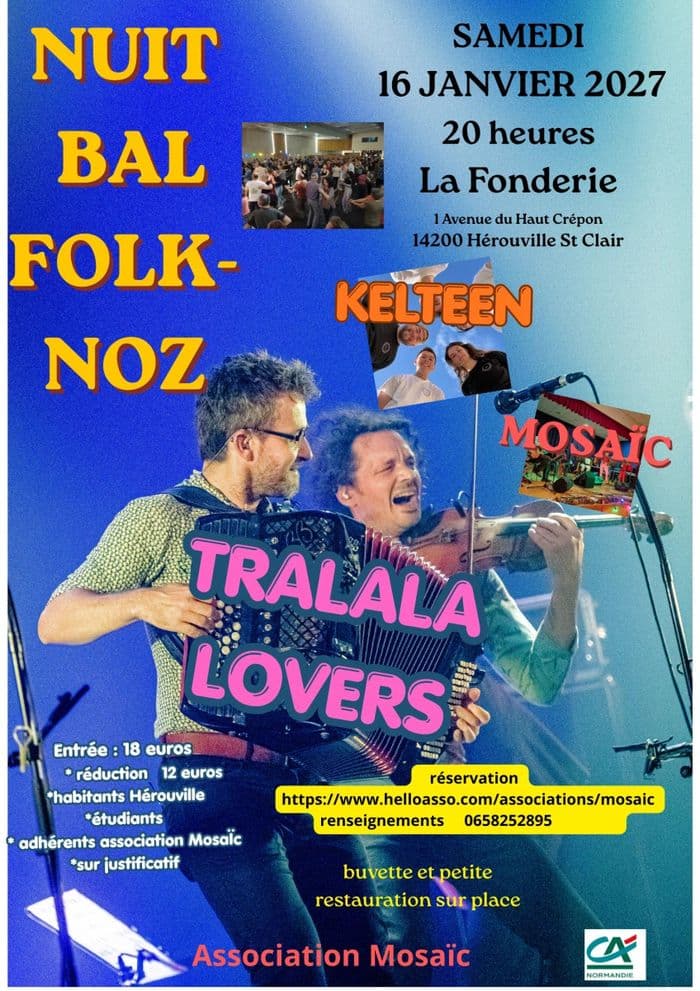 Affiche, Nuit Bal Folk-Noz