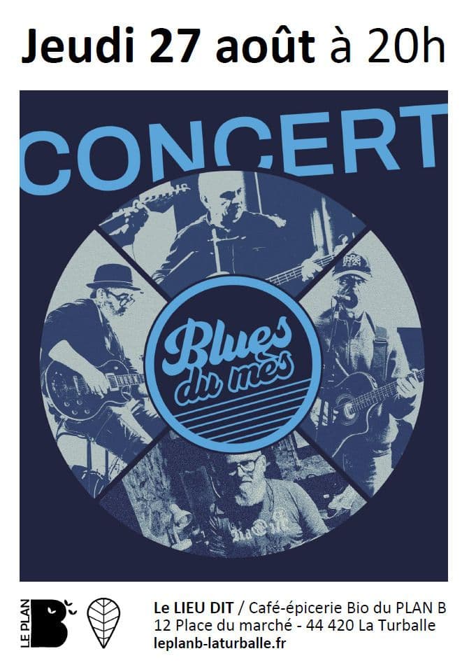 Affiche, Concert : Blues du Mès