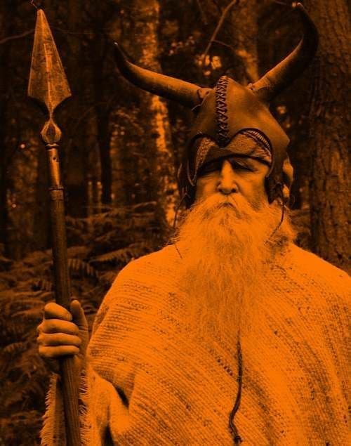 Affiche, Festival Riverrun : concert conférence autour de Moondog