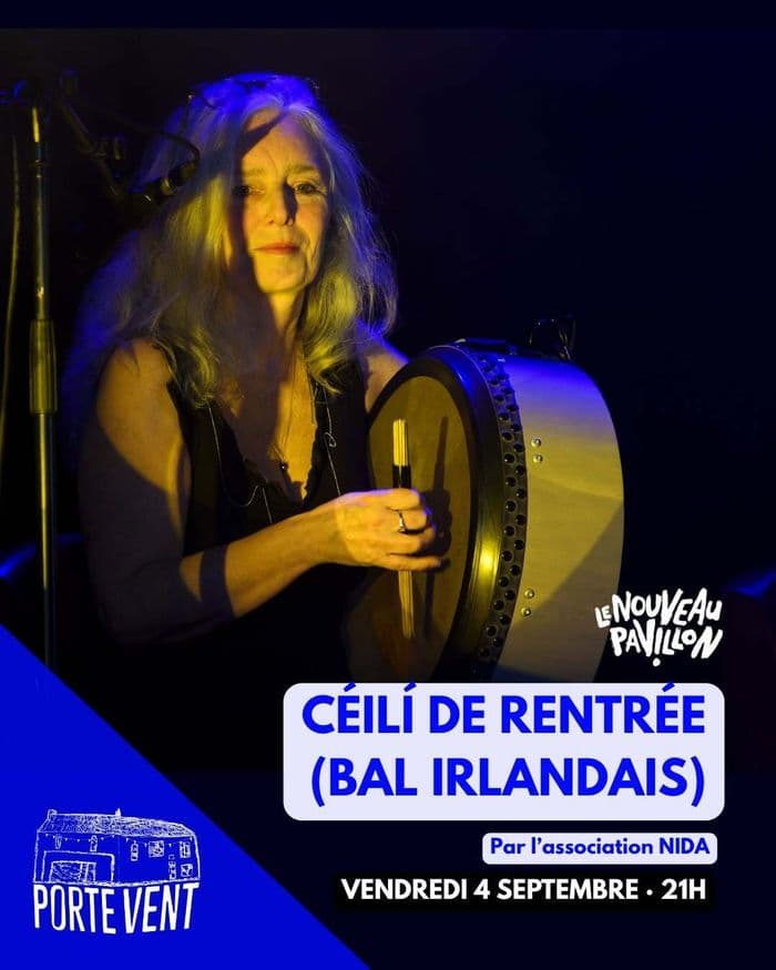 Affiche, Céilí de rentrée (bal irlandais)