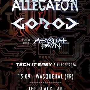 Affiche, Allegaeon + Gorod