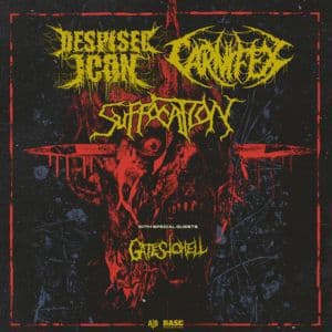 Affiche, Despised Icon + Carnifex + Suffocation