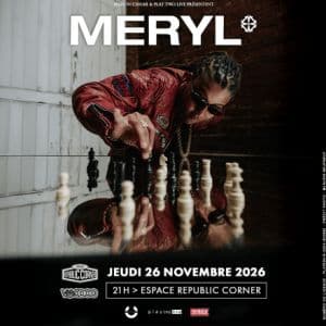 Affiche, Meryl en concert à l'Espace Republic Corner