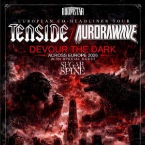 Affiche, Tenside + Aurorawave + Sugar Spine - Paris, Petit Bain / 13.10.26
