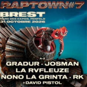 Affiche, Festival raptown ♯7 - Brest