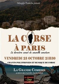 Affiche, La Corse à Paris