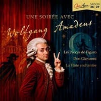 Affiche, Opér'Azur : Hommage à Mozart, Une soirée avec Wolfgang Amadeus