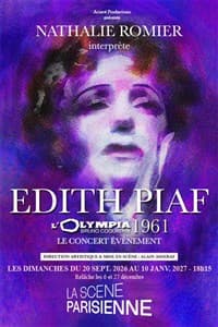 Affiche, Edith Piaf, Olympia 1961