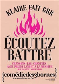Affiche, Klaire fait Grr dans Ecoutez battre