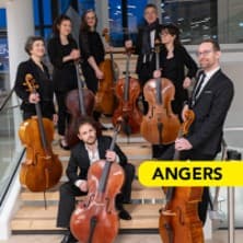 Affiche, Onpl - Pause Concert Octuor de Violoncelles