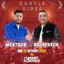 Affiche, Kabyle Vibes - Boubekeur + Mektoub Allouche