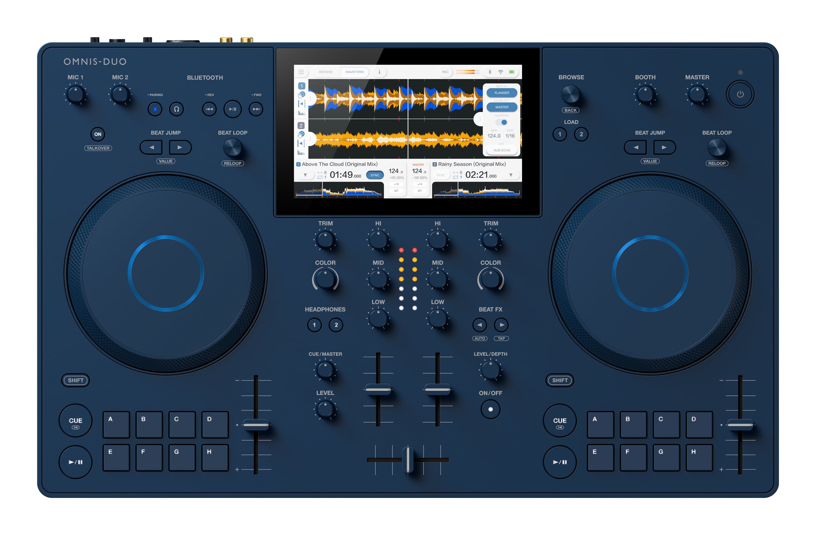 AlphaTheta Omnis Duo Système DJ autonome portable Bleu
