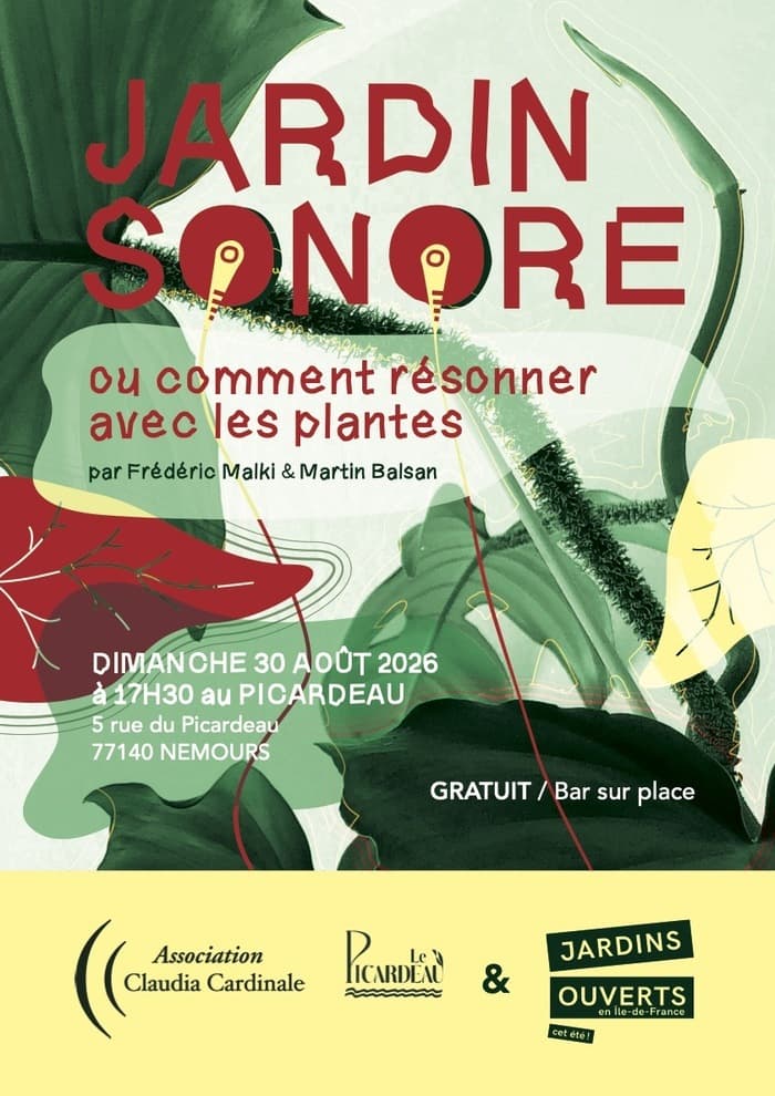 Affiche, Jardin sonore
