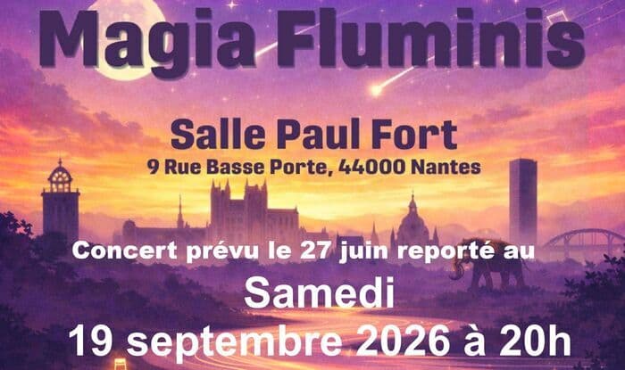 Affiche, Concert Magia Fluminis