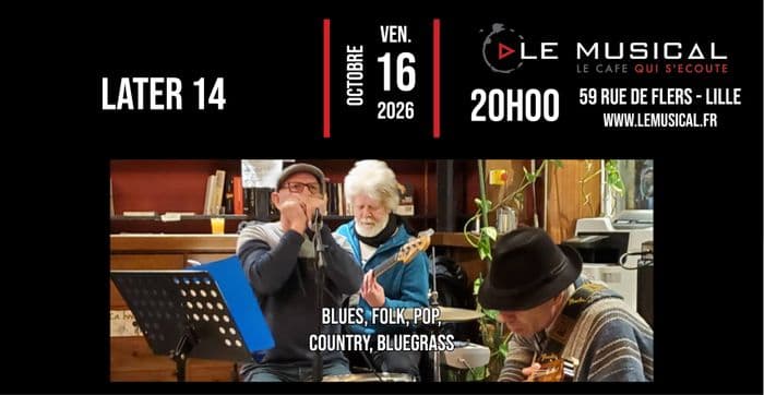 Affiche, Live: Later 14 (blues, folk, pop, country, bluegrass)