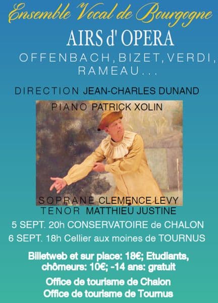 Affiche, Airs d'Opéra-EVB-Chalon