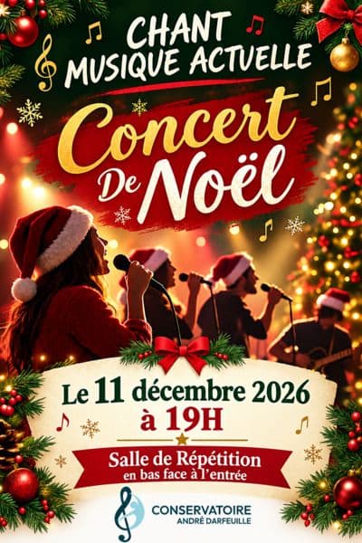 Affiche, Concert de Noël