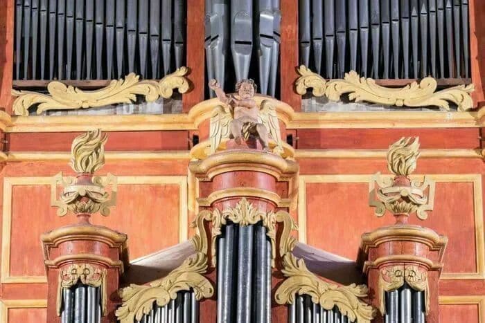 Affiche, Concert d'orgue dans l'église de Saint-Chinian