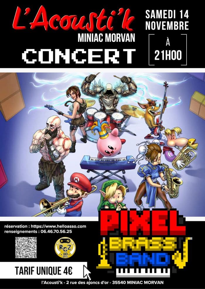 Affiche, Concert Pixel Brass Band