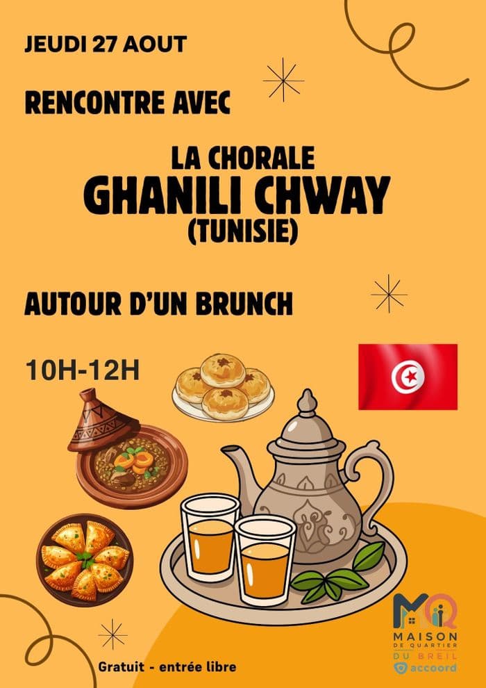 Affiche, Rencontre chorale Tunisienne