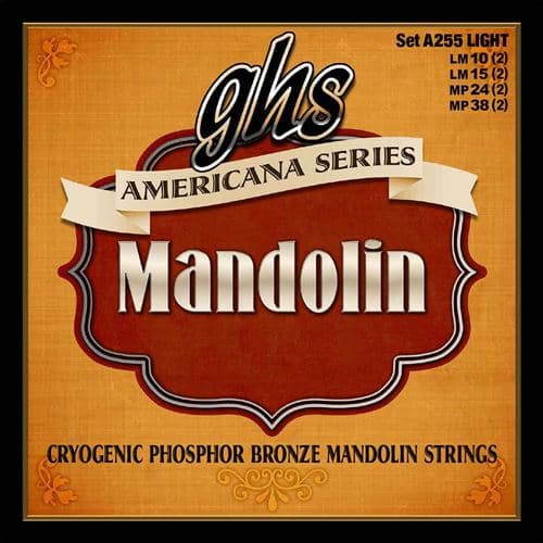 Ghs Mandoline Americana Light 10-15-24-38 Cordes pour mandoline