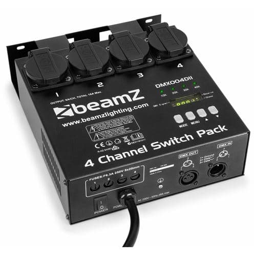 BEAMZ DMX004DII DMX, Commutateur d'Éclairage