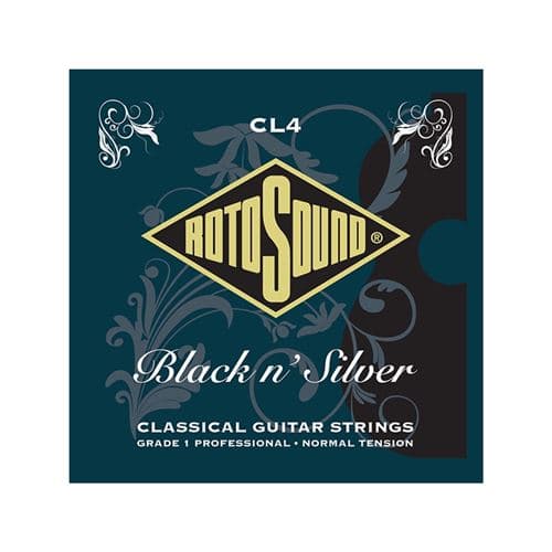 Rotosound CL4 Grade 1 Pro Black N Silver tension normale