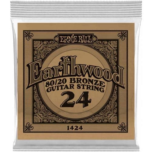 Ernie Ball 1424 au détail Earthwood 80/20 Bronze Filé bronze 024