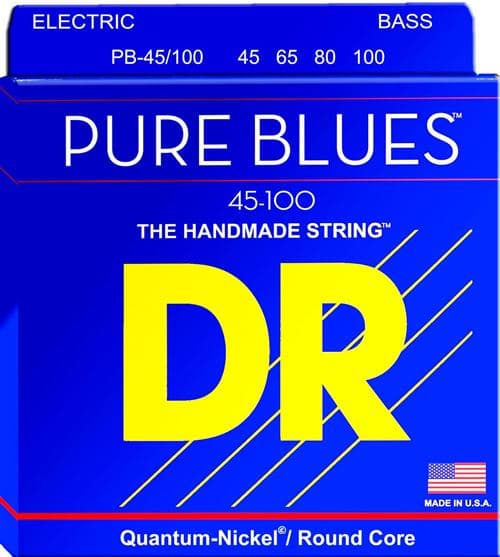 Dr Strings 45-100 PB-45/100 Pure Blues Cordes guitares basses 4