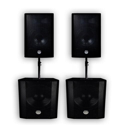 BM Sonic BMS-181812 Sonorisation 3000W Caisson bi-amplifié