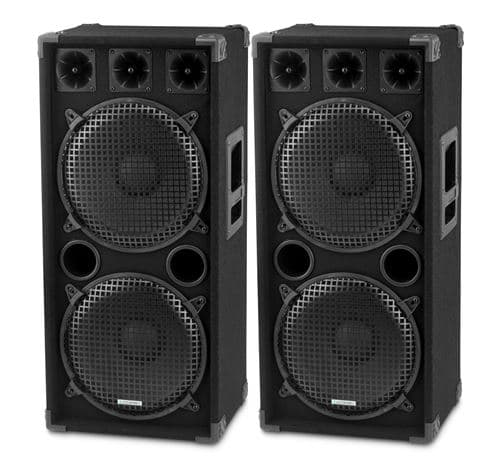 McGrey DJ-2222 Enceintes Party basement / DJ Paire 2 x