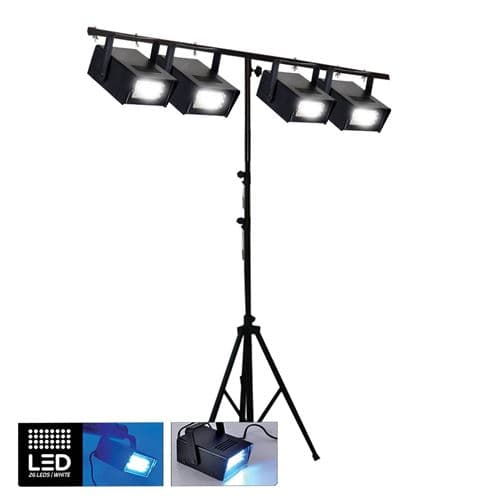 Festinight Jeux de lumières Stroboscopes 20W à LEDs avec Portique DJ Light